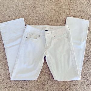 American Eagle White Original Boot Jeans